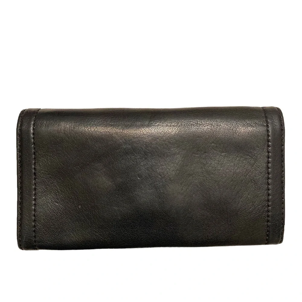 Michael kors black leather wallet